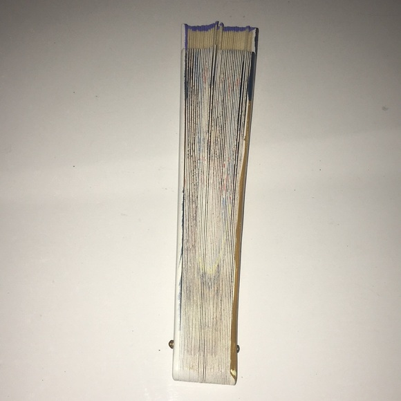 Spanish Painted Decorative Fan - Picture 3 of 5